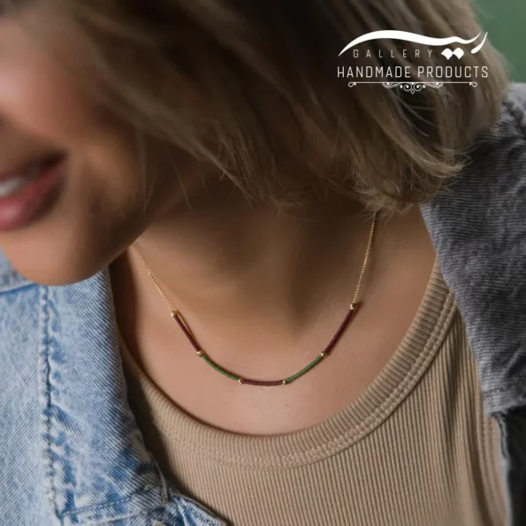 گردنبند طلا زنانه لینگا