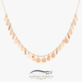 گردنبند طلا زنانه پولکی