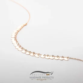 گردنبند طلا زنانه پولکی