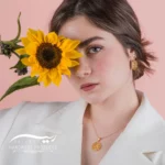 پلاک طلا زنانه ضرب تفلیس