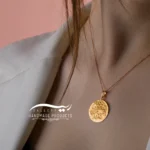 پلاک طلا زنانه شاه قاجار