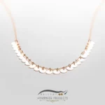 گردنبند طلا زنانه پولکی