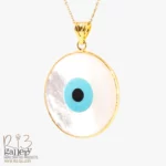 گردنبند طلا زنانه صدف چشم نظر