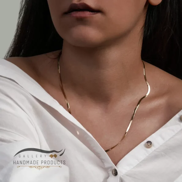 گردنبند طلا زنانه هرینگبون