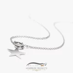 گردنبند نقره زنانه استار