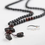 گردنبند چشم ببر قرمز مردانه