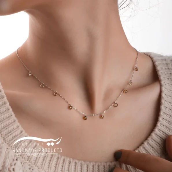 گردنبند نقره زنانه دارلین