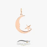 پلاک طلا زنانه ماهرخ