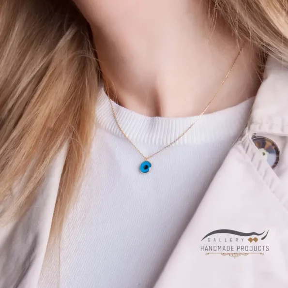 گردنبند چشم نظر آبی