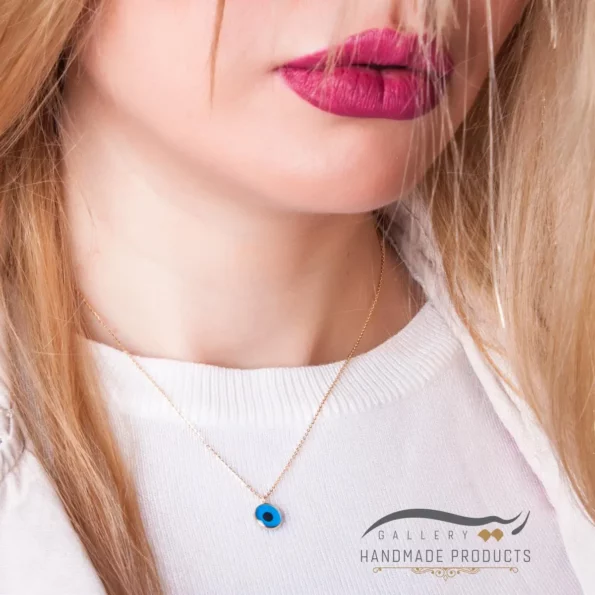 گردنبند چشم نظر آبی