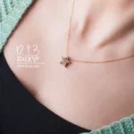 گردنبند نقره زنانه ژئود دایره