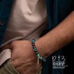 اکسسوری خاص خرید دستبند مردانه نقره و فیروزه ریسه گالری | خواص سنگ فیروزه و جادوی آن