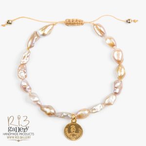 خرید آنلاین دستبند زنانه طلا طرح سکه