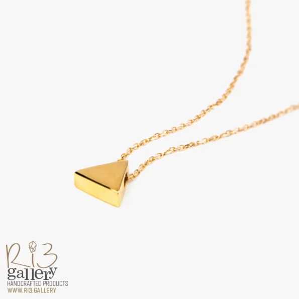 گردنبند طلا زنانه مثلثی