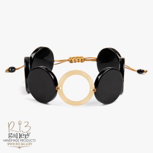دستبند طلای زنانه عقیق فشن