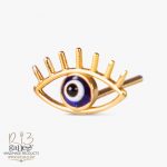 خرید گوشواره طلا زنانه چشم نظر | استفاده از نماد در زیورآلات نماد چشم نظر