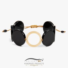 دستبند طلای زنانه عقیق فشن