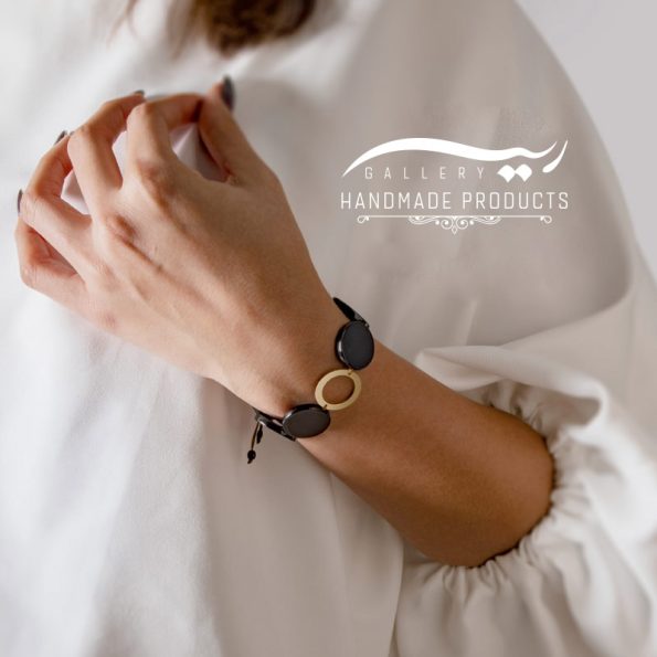 مدل جدید دستبند طلای زنانه عقیق فشن