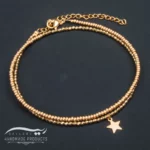 پابند طلا زنانه آویز ستاره