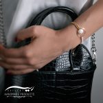 مدل جدید دستبند طلا زنانه مروارید