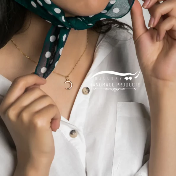 پلاک طلا زنانه لونا