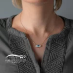 گردنبند طلا زنانه چشم
