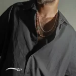 گردنبند طلا مردانه یشم