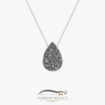 گردنبند نقره زنانه ژئود اشکی