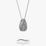 گردنبند نقره زنانه ژئود اشکی