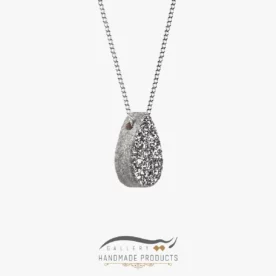 گردنبند نقره زنانه ژئود اشکی