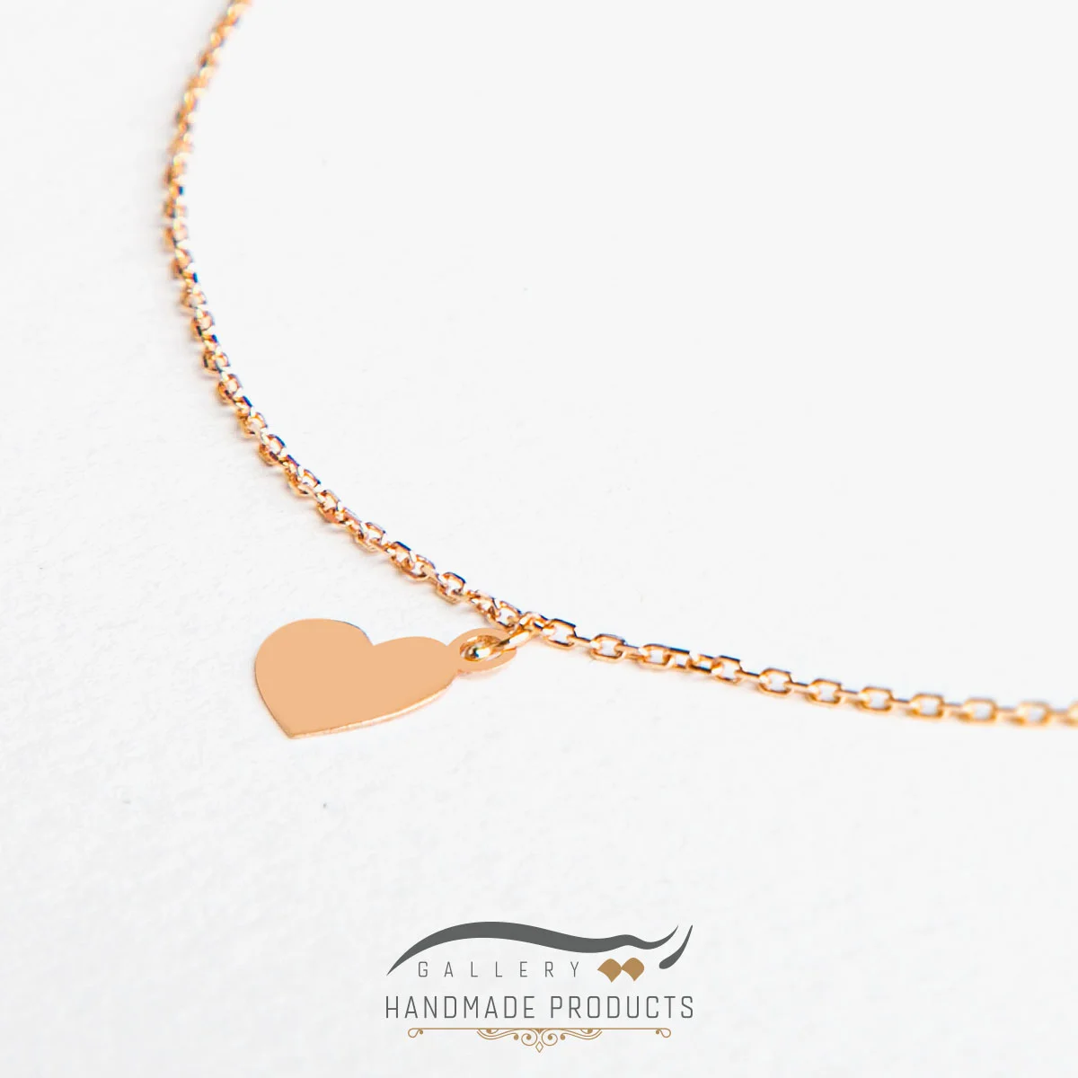 پابند طلا زنانه قلب