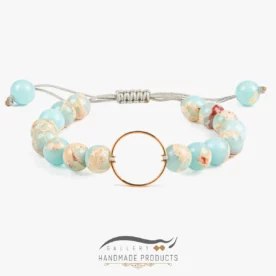 دستبند طلا زنانه بهشت سفید