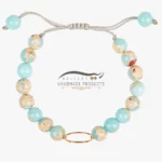 دستبند طلا زنانه بهشت سفید