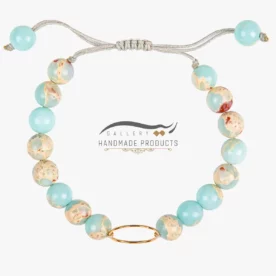 دستبند طلا زنانه بهشت سفید