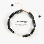 دستبند طلا زنانه عقیق فشن