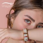مدل دستبند طلا زنانه چرمی باهاماس