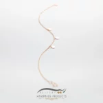 پابند طلا زنانه پولکی