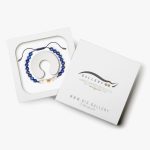 بسته بندی دستبند طلا زنانه آبی عمیق