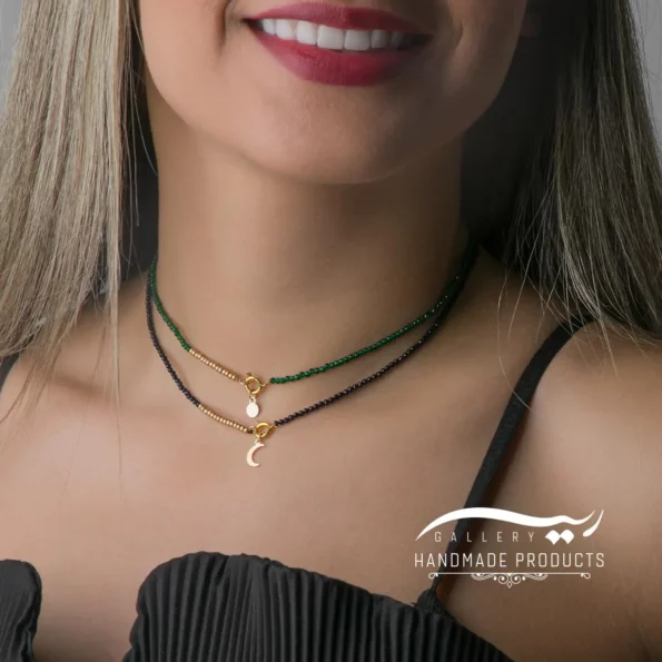 گردنبند طلا زنانه ماه
