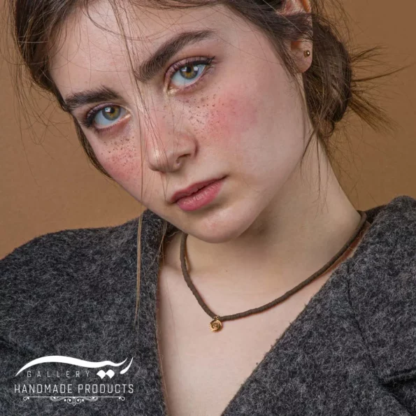 گردنبند طلا زنانه براون