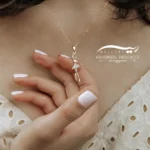 پلاک طلا زنانه بالرین