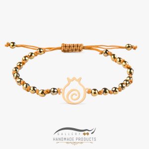 دستبند طلا زنانه انار فلکی طلایی