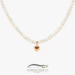گردنبند طلا زنانه پرلن
