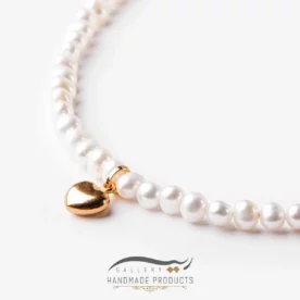 گردنبند طلا زنانه پرلن