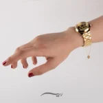 آویز ساعت طلا زنانه الیزابت - Image 5