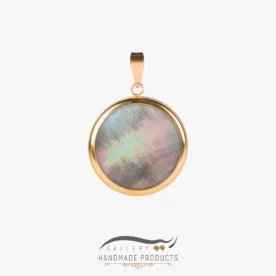 پلاک طلا زنانه چشم ماهی