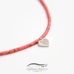 گردنبند نقره زنانه سرخو