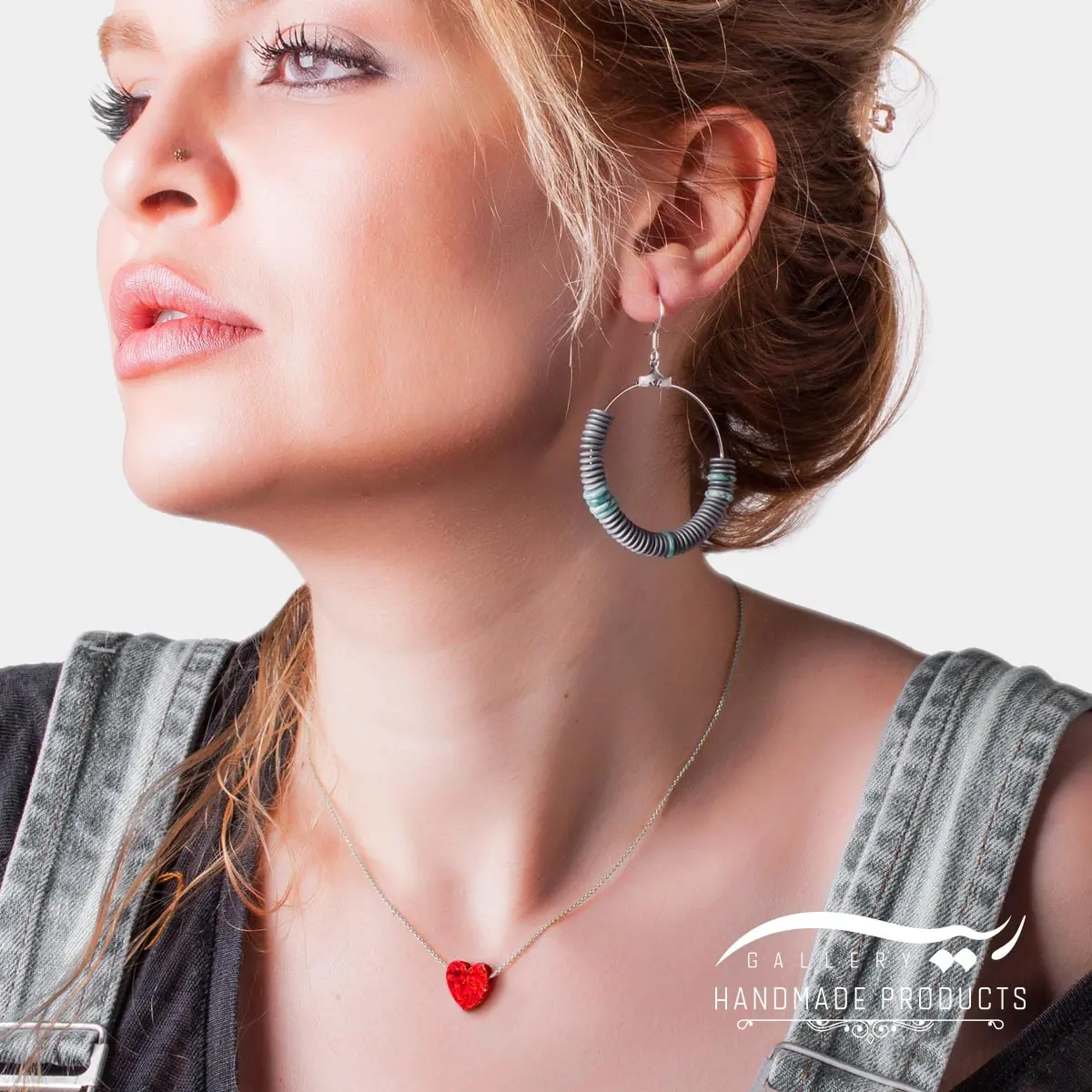 03-Ri3-5268-Silver گردنبند نقره زنانه اوپال قلب قرمز