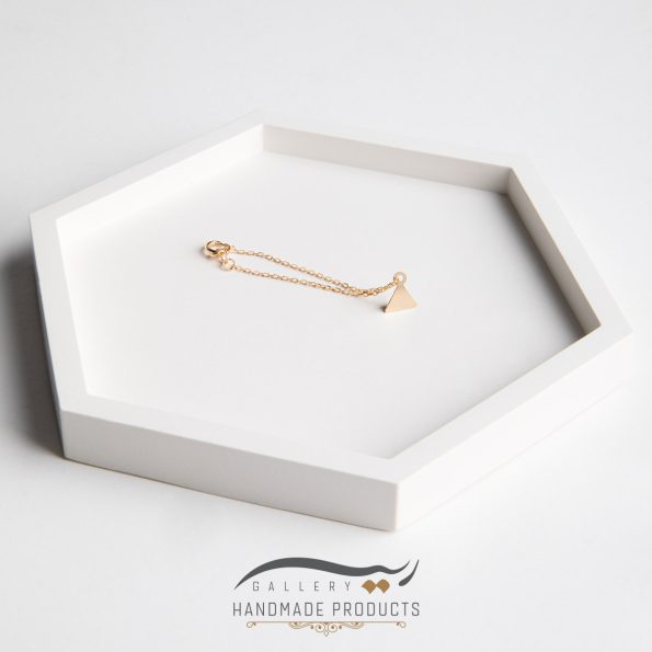 جدیدترین عکس آویز ساعت طلا زنانه مثلث