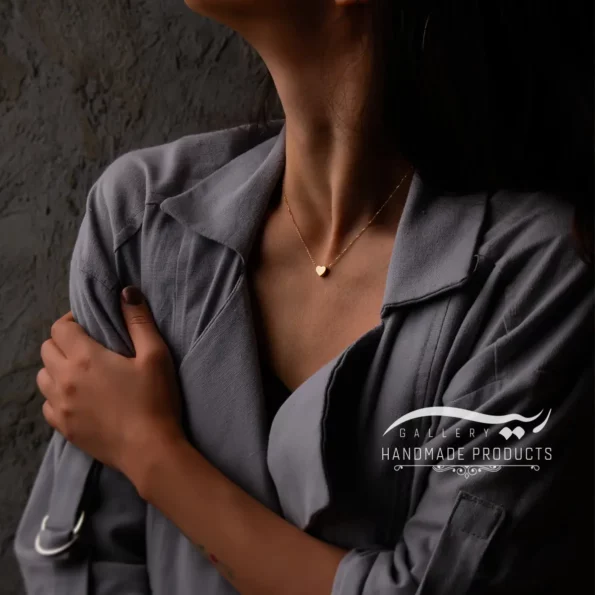 گردنبند طلا زنانه قلبی